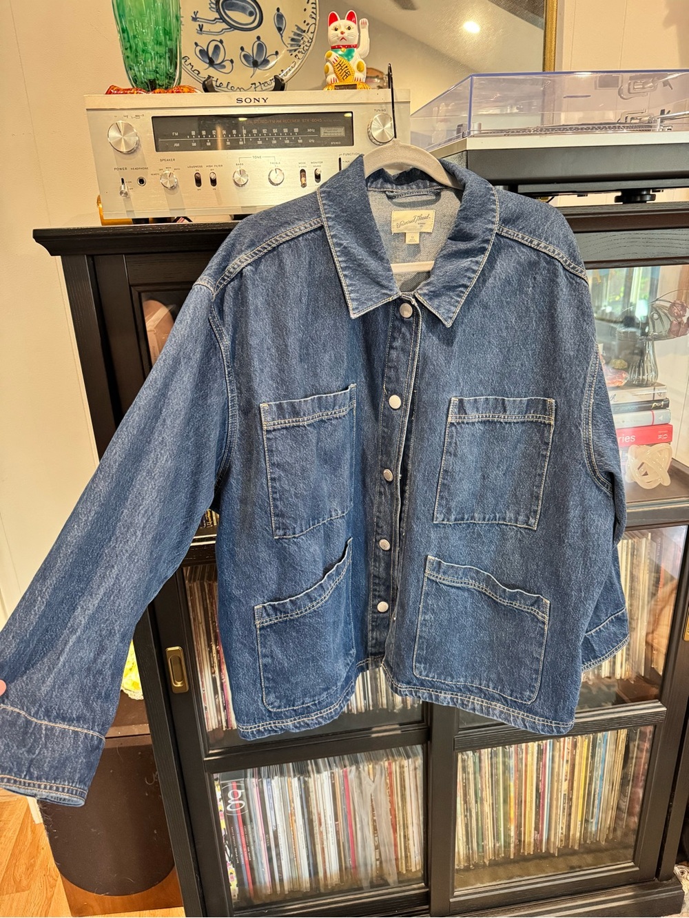 Target Universal Thread denim chore jacket